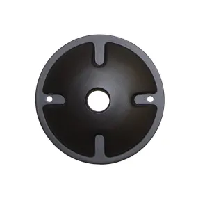 1 Light Die Cast Mounting Plate Dark Bronze