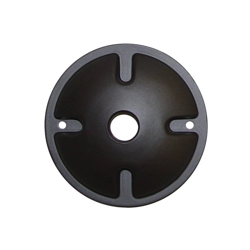1 Light Die Cast Mounting Plate Dark Bronze