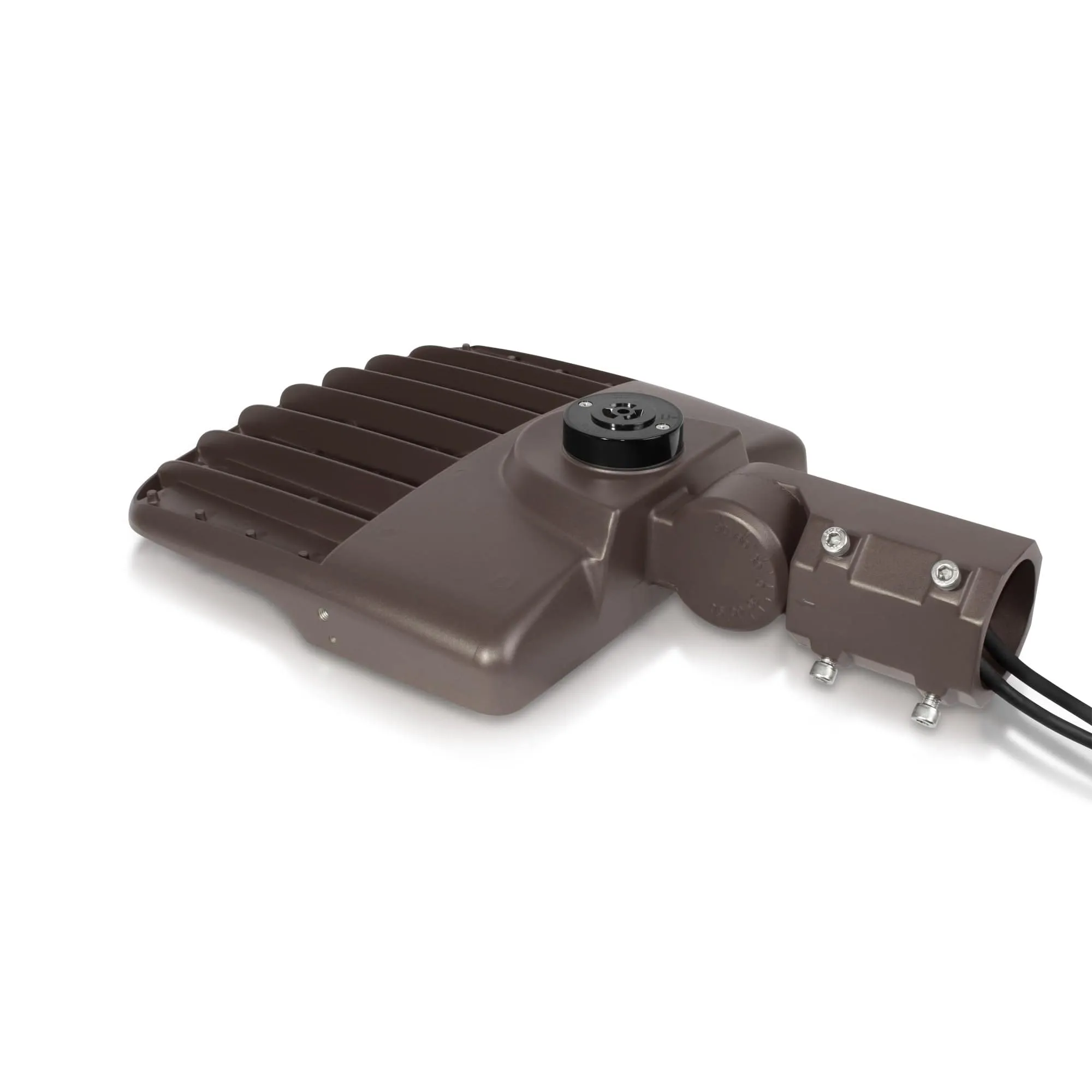 100W LED Parking Lot Light - Split Fit Mount - 14,000lm - 100/277VAC - Photocell - 5000K - DLC 5.1