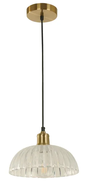 241 Pendant Light in Antique Brass