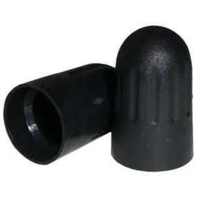 AA Black TPMS Valve Cap For Snap-In Valve (100/Bag)
