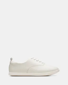Acelite Tie White Leather