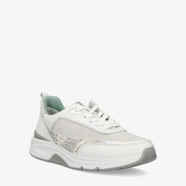 Acomb White Lace ups
