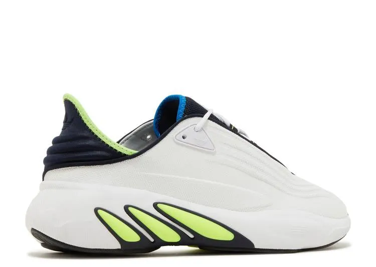 Adidas ADIFOM SLTN 'WHITE SOLAR YELLOW' sneakers, white