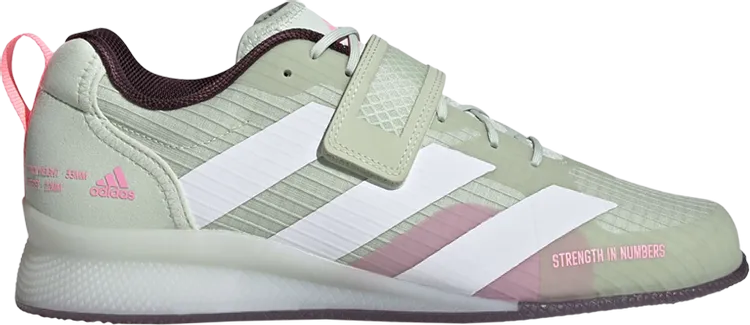 Adidas Adipower Weightlifting 3 'Linen Green Beam Pink' sneakers, green