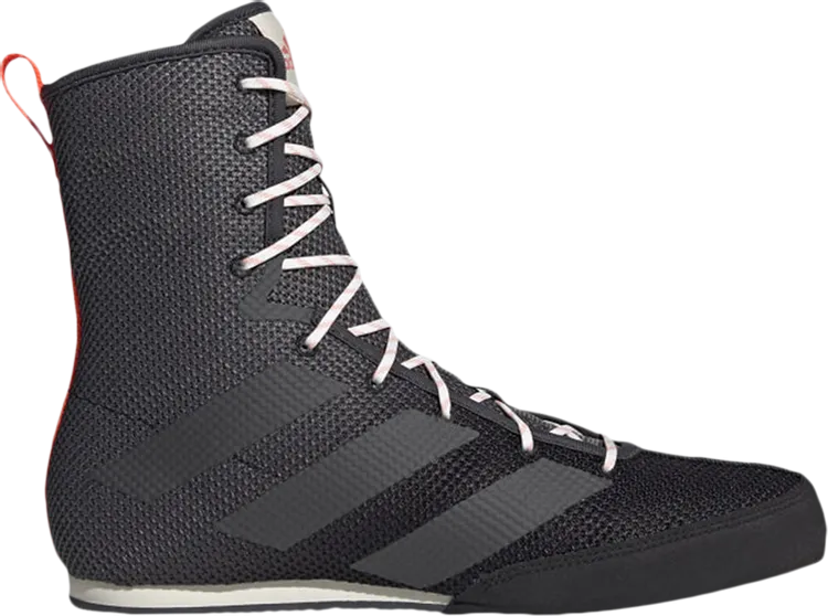 Adidas Box Hog 3 'Black Solar Red' sneakers, black