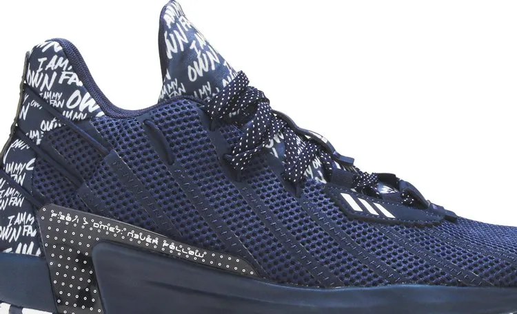 Adidas Dame 7 'I Am My Own Fan - Collegiate Navy' Sneakers, Blue