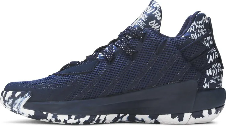 Adidas Dame 7 'I Am My Own Fan - Collegiate Navy' Sneakers, Blue