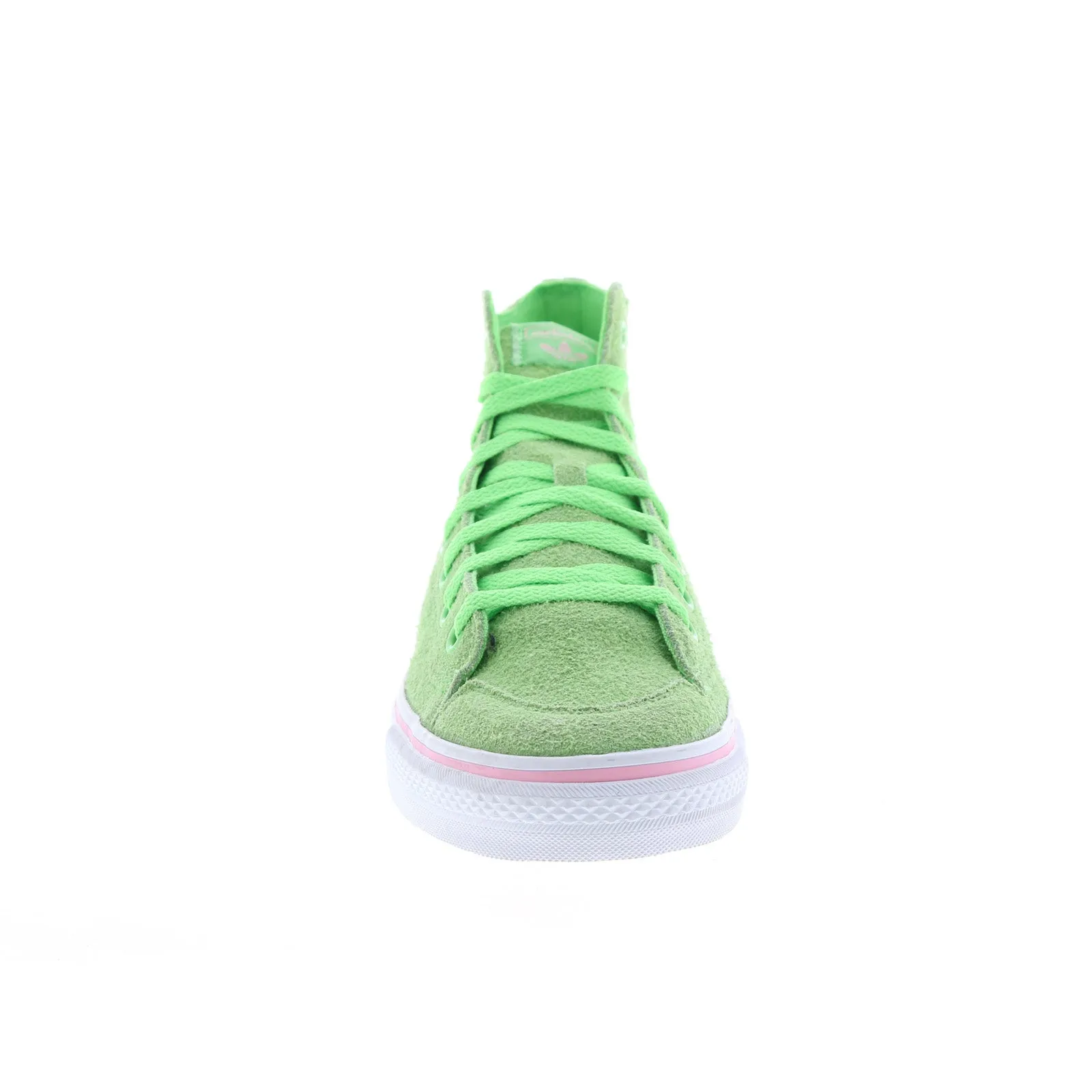 Adidas Nizza HI RF EF1032 Mens Green Leather Lifestyle Sneakers Shoes