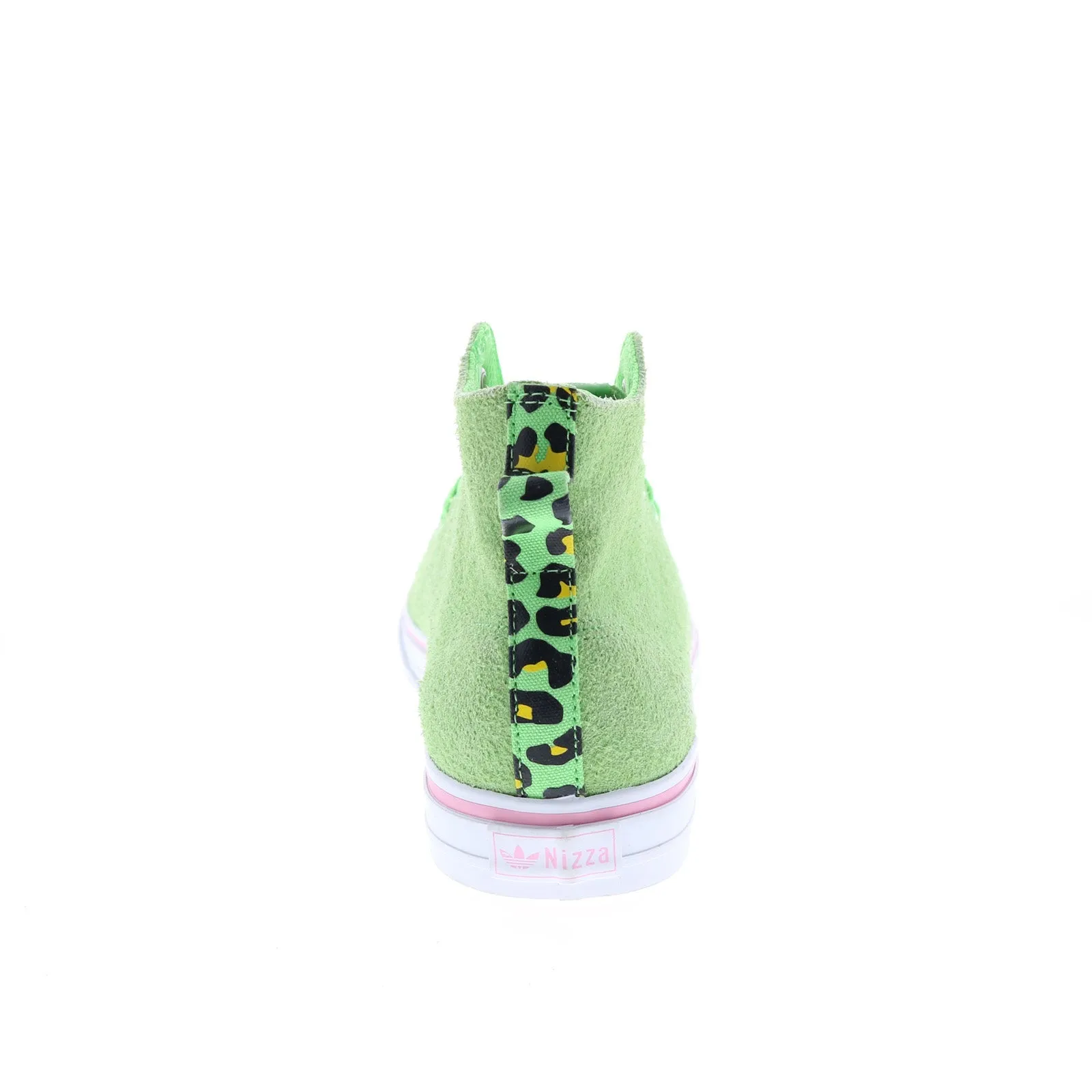 Adidas Nizza HI RF EF1032 Mens Green Leather Lifestyle Sneakers Shoes