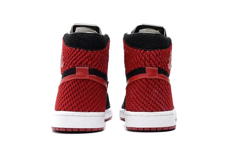 Air Jordan 1 Flyknit Bred Black/Varsity Red-White