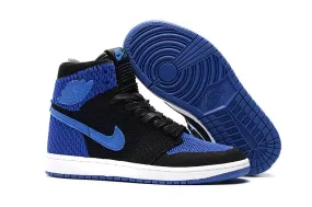 Air Jordan 1 Flyknit Royal Black/Game Royal-White