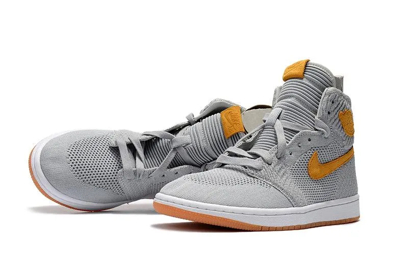 Air Jordan 1 Flyknit Wolf Grey