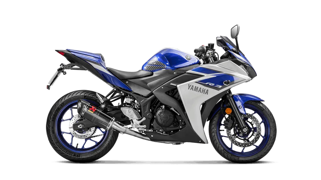 AKRAPOVIC S-Y3R1-APC exhaust system Racing Line (Carbon) for Yamaha YZF-R3 2016