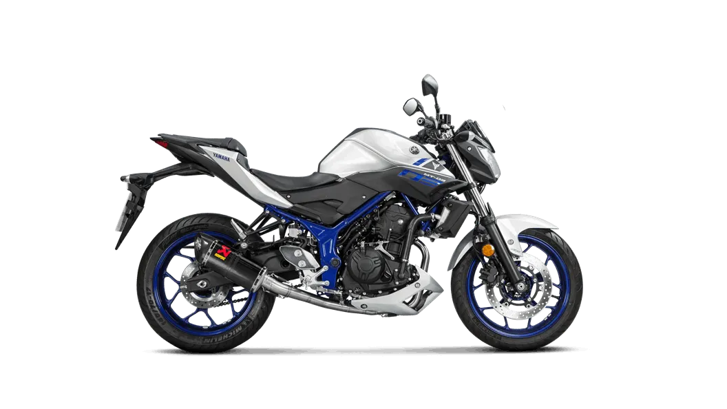 AKRAPOVIC S-Y3R1-APC exhaust system Racing Line (Carbon) for Yamaha YZF-R3 2016