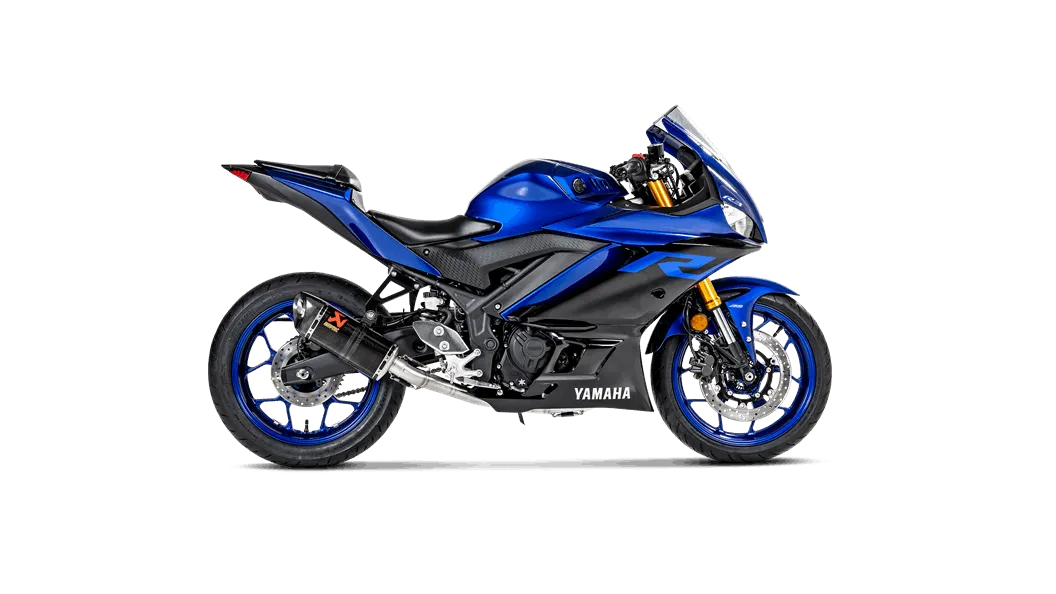 AKRAPOVIC S-Y3R1-APC exhaust system Racing Line (Carbon) for Yamaha YZF-R3 2016