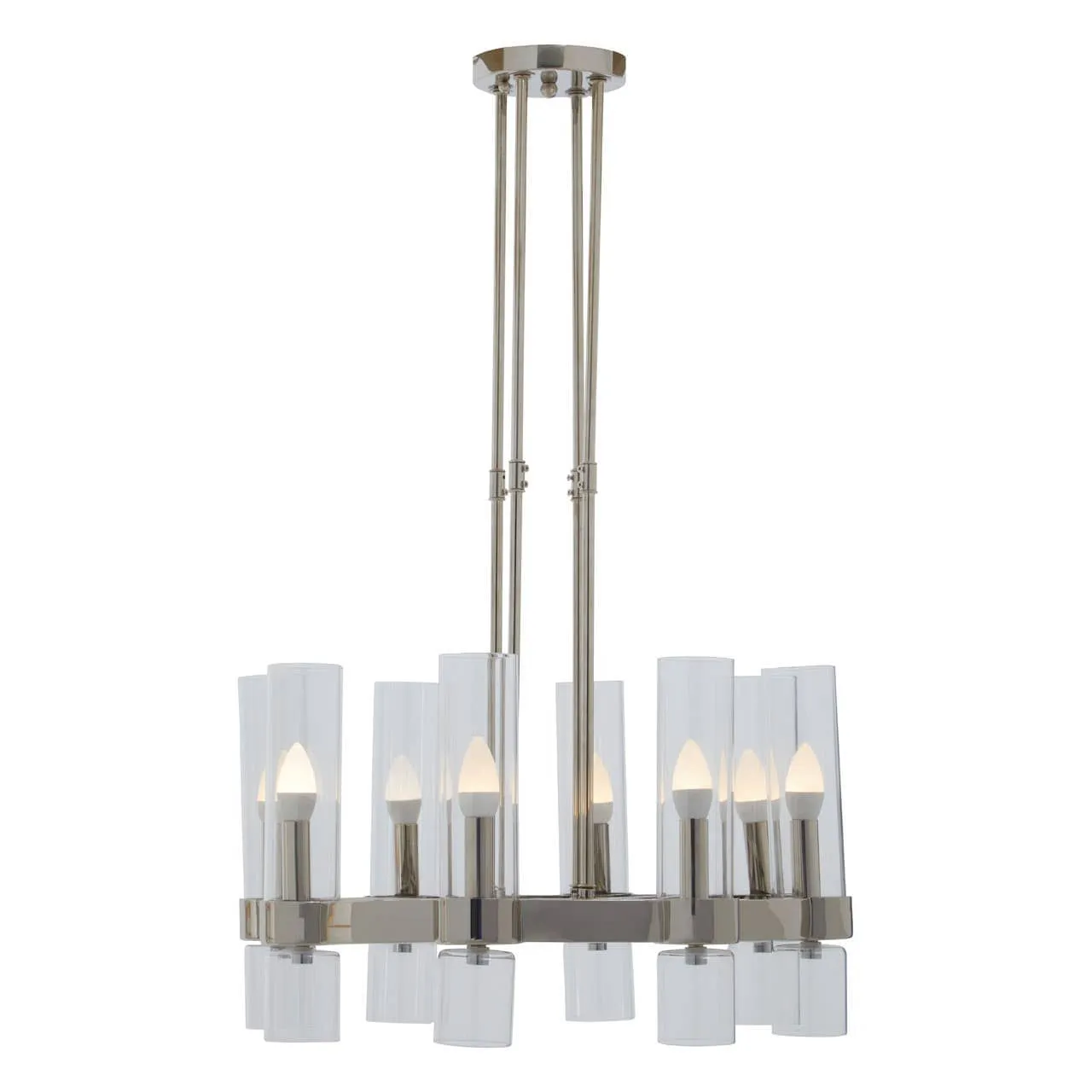 Alexis Nickel Finish Pendant Light