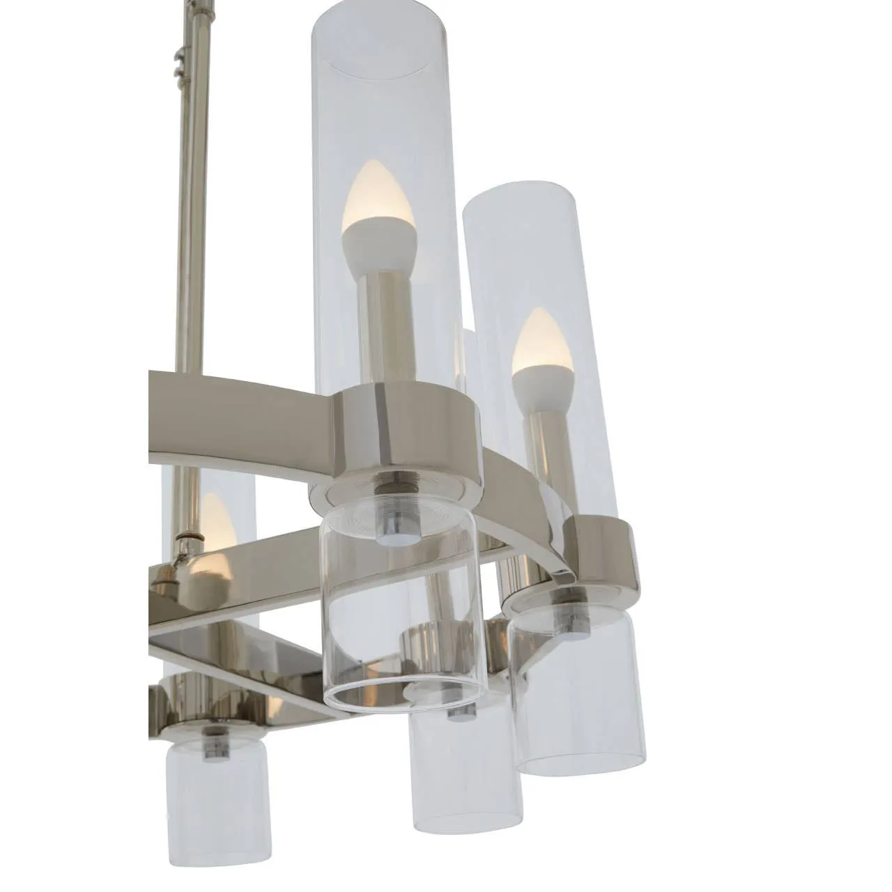 Alexis Nickel Finish Pendant Light