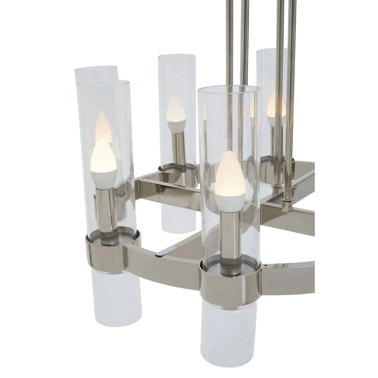 Alexis Nickel Finish Pendant Light