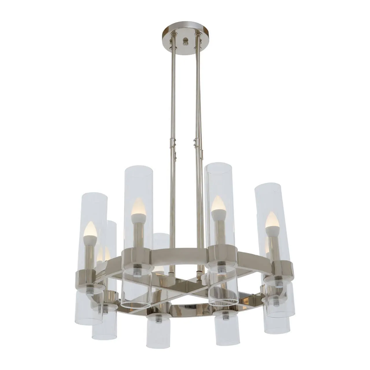 Alexis Nickel Finish Pendant Light