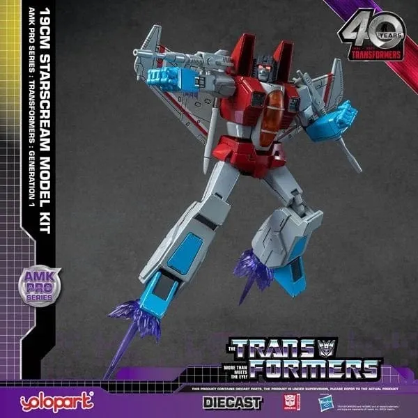 AMK PRO Series Transformers G1 Starscream Model Kit