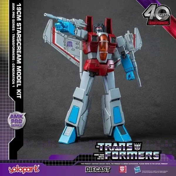 AMK PRO Series Transformers G1 Starscream Model Kit