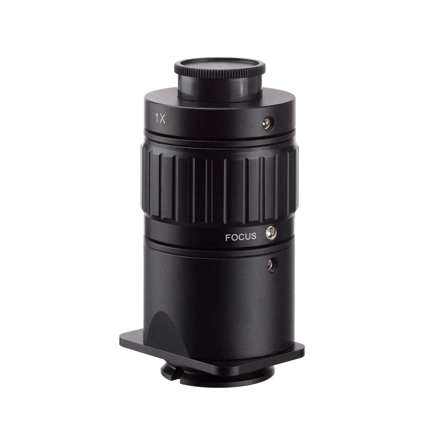 AmScope 1X Magnification C-mount Camera Adapter for ZM-series Trinocular Microscopes