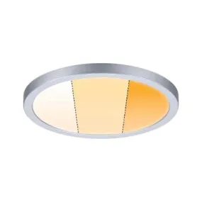 Areo VariFit Round LED Recessed Panel 230mm 3 Step Dim To Warm - Chrome