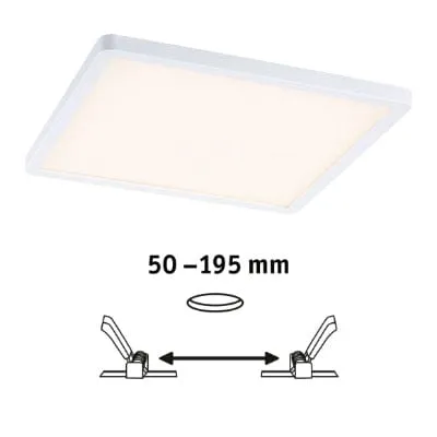 Areo VariFit Square LED Recessed Panel 230x230mm 3 Step Dim To Warm - White
