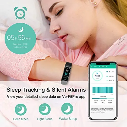 ASWEE Fitness Trackers - Activity Tracker Watch with Heart Rate Blood Pressure Sleep Monitor, Calorie Step Counter Waterproof Watch for kids Women Men Compatible iPhone and Android Smartphone
