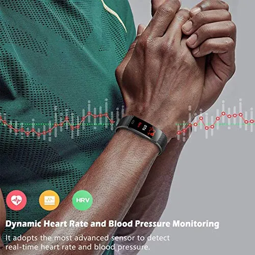 ASWEE Fitness Trackers - Activity Tracker Watch with Heart Rate Blood Pressure Sleep Monitor, Calorie Step Counter Waterproof Watch for kids Women Men Compatible iPhone and Android Smartphone
