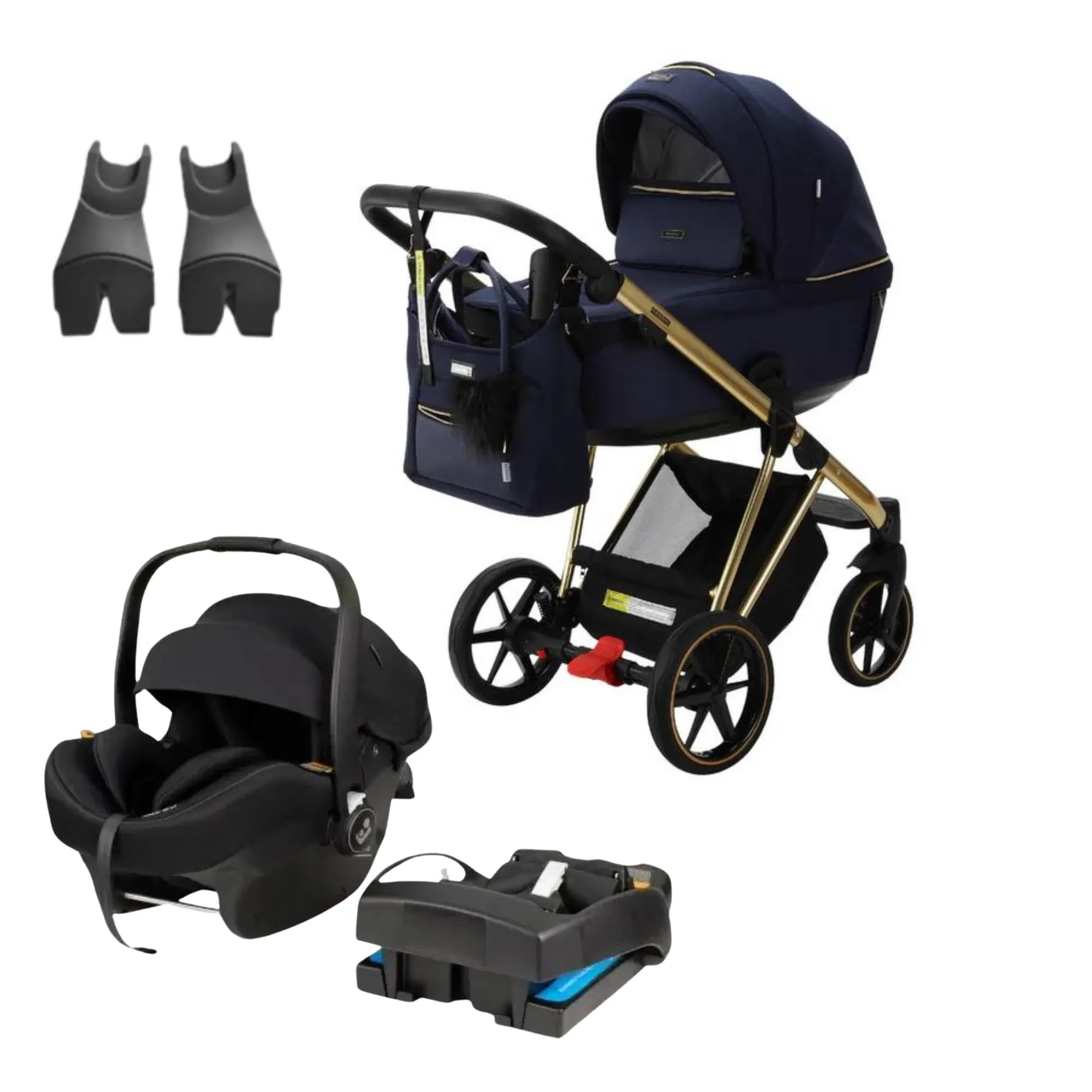 Bambini Geneva Modern Pram & Maxi Cosi Mico 12LX Capsule With Base