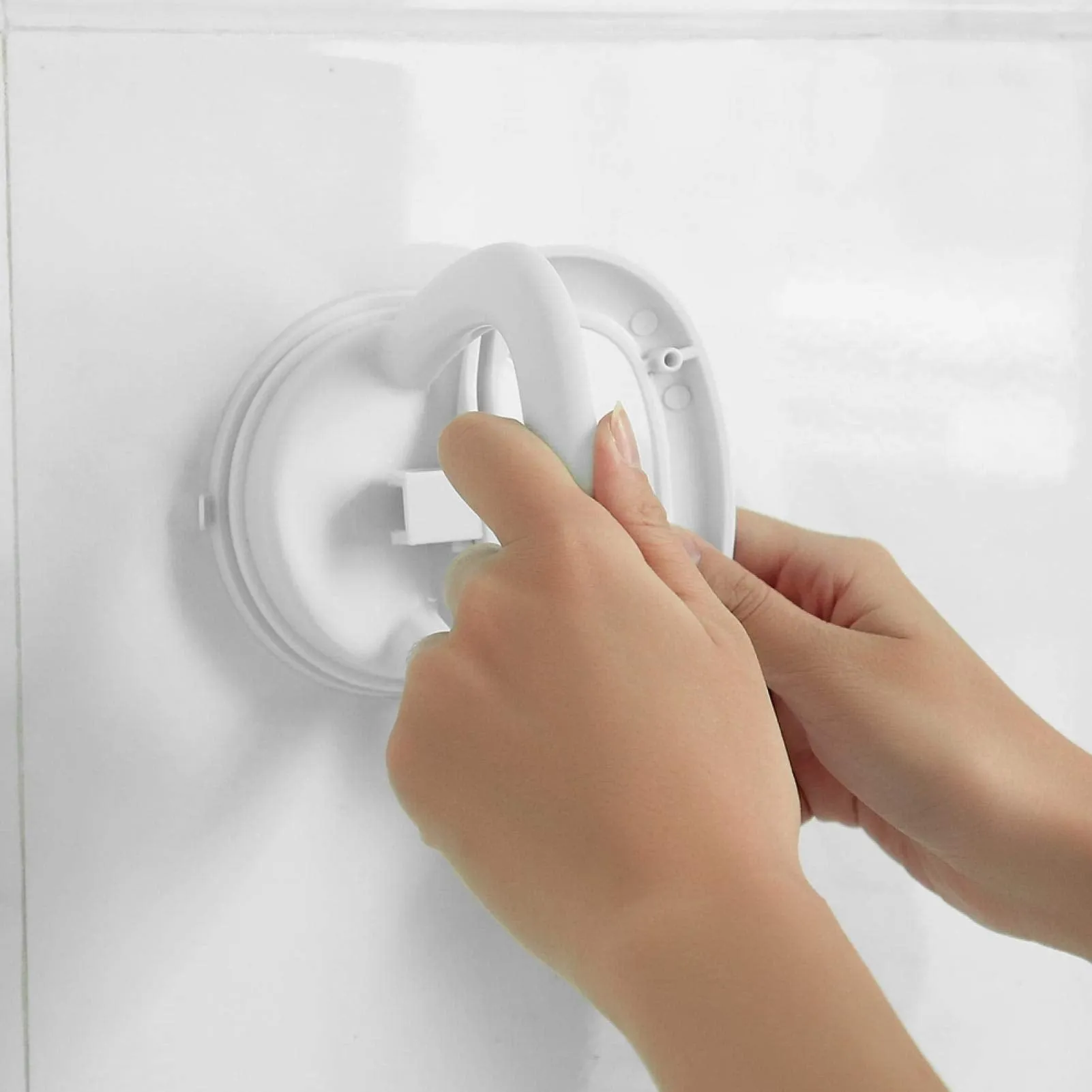 Bathroom Handle, Suction Grab Traveler Balance Assistant Handrail Anti-slip Shower Room Handle Bathroom Grip