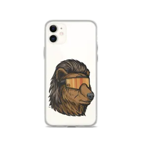 Bear Mullet iPhone Case - Clear