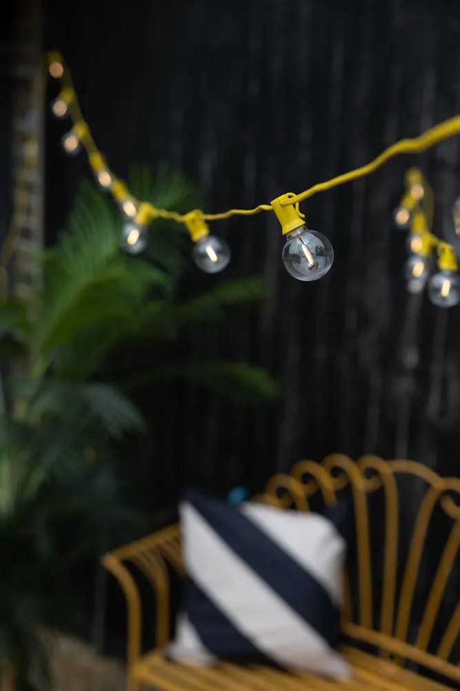 Beautiful Yellow Festoon Lights - Suitable For Outdoors