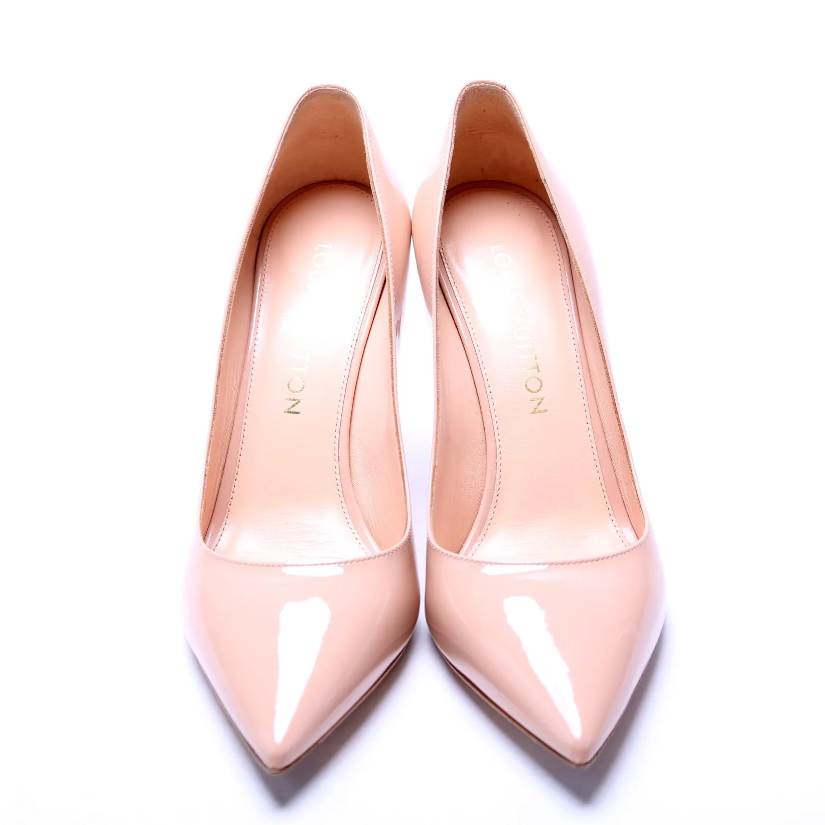 Blossom Patent Pumps Size 38.5 Nude