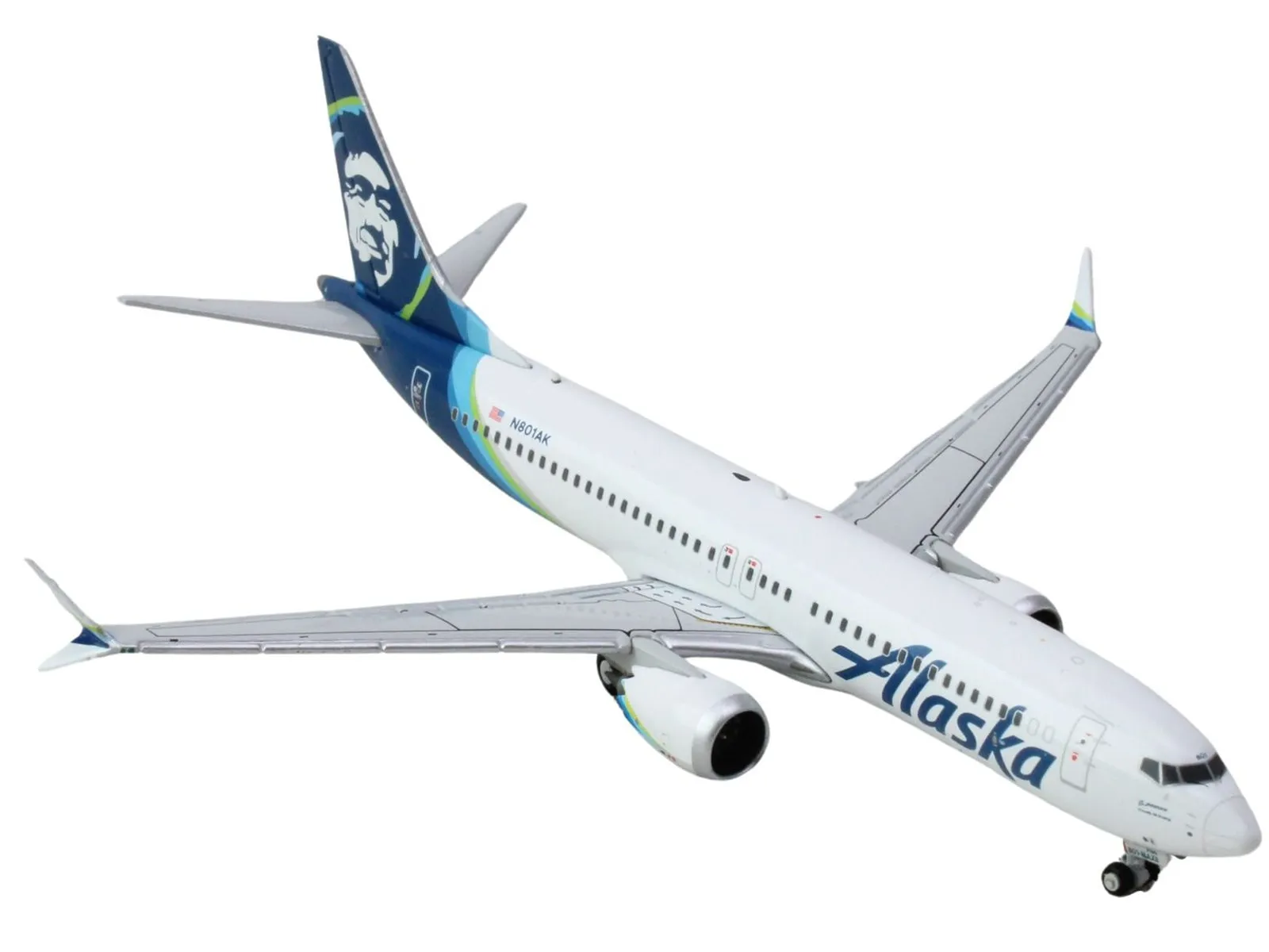Boeing 737 MAX 8 Commercial Aircraft "Alaska Airlines" (N801AK)