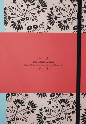 Bullet Grid Journal: Floral