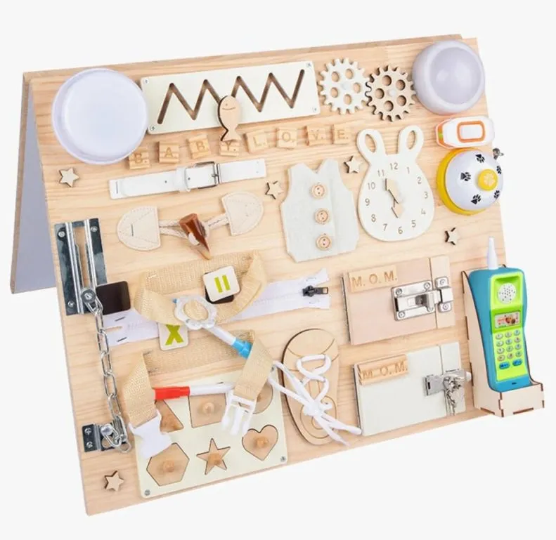 Busy Board Sensory Board And White Board 2 In 1 For Toddlers - Batteries Include