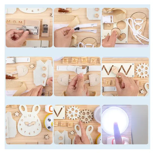 Busy Board Sensory Board And White Board 2 In 1 For Toddlers - Batteries Include