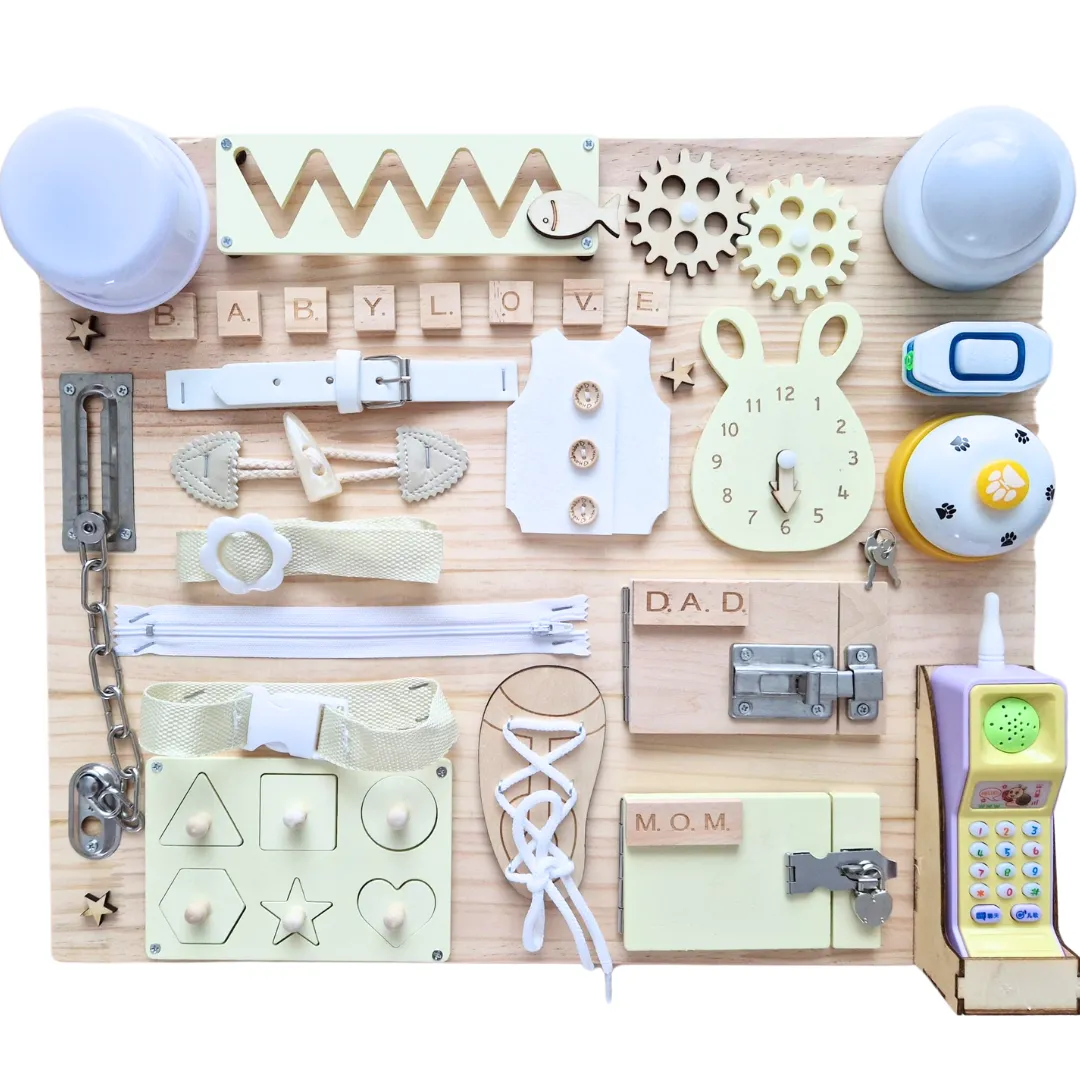 Busy Board Sensory Board And White Board 2 In 1 For Toddlers - Batteries Include