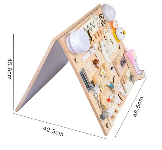 Busy Board Sensory Board And White Board 2 In 1 For Toddlers - Batteries Include