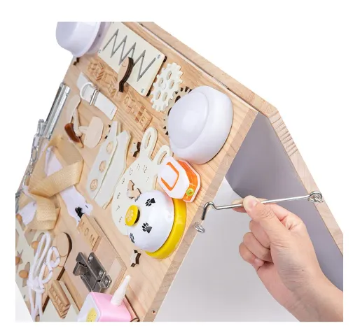 Busy Board Sensory Board And White Board 2 In 1 For Toddlers - Batteries Include