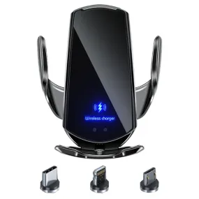 Car Wireless Charger Phone Bracket Navigation Fixing Frame Fast