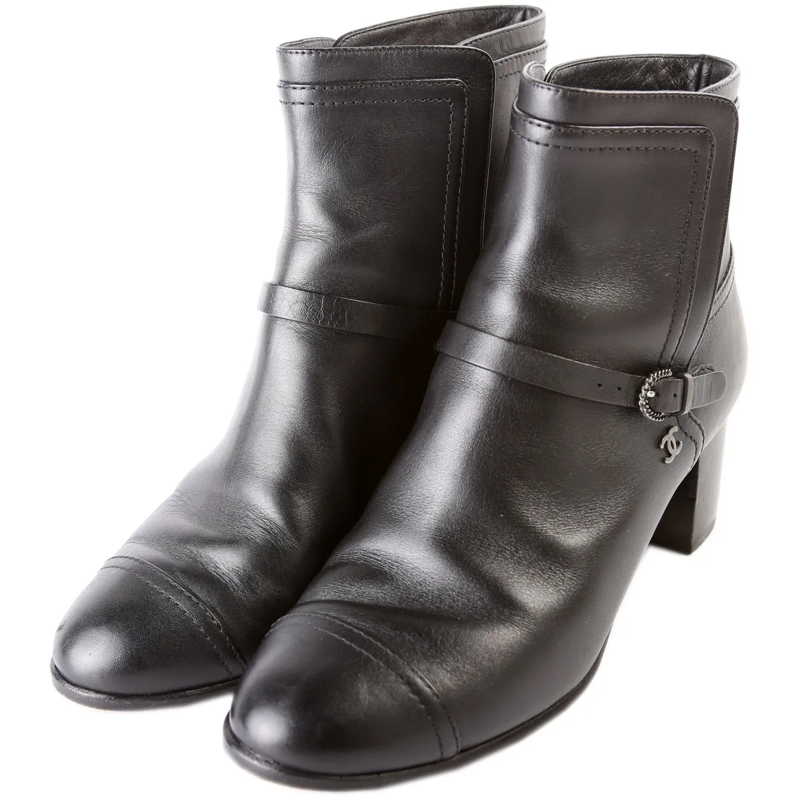 CC Cap Toe Ankle Booties Size 37