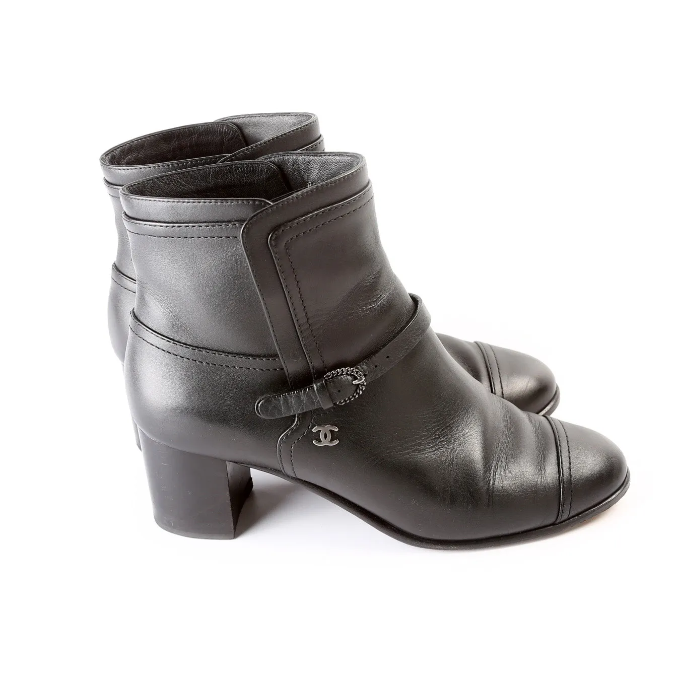 CC Cap Toe Ankle Booties Size 37