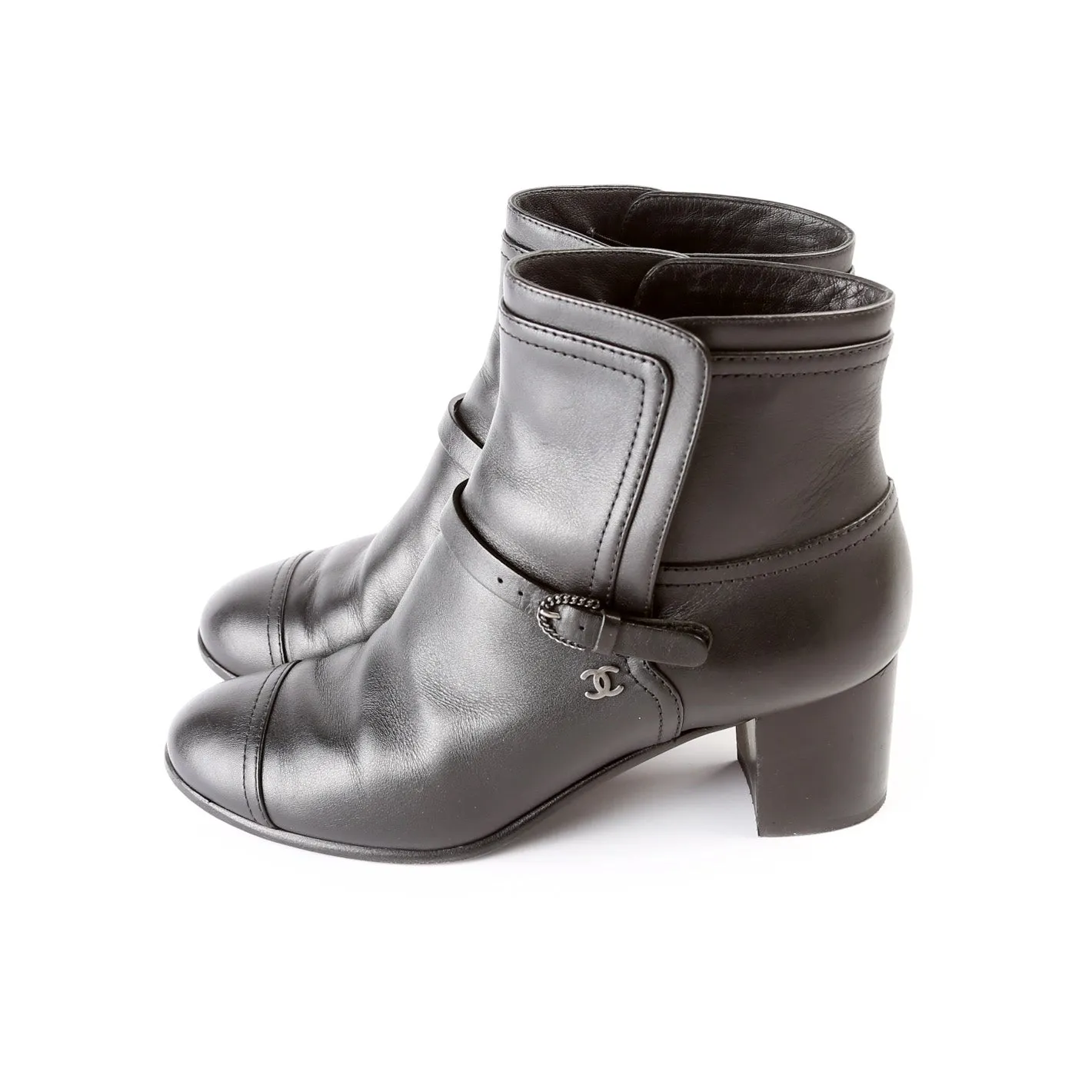 CC Cap Toe Ankle Booties Size 37