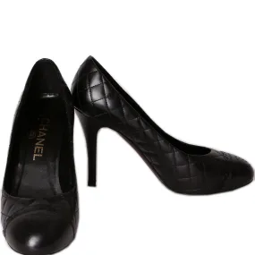 CC Cap Toe Leather Pumps Size 38.5