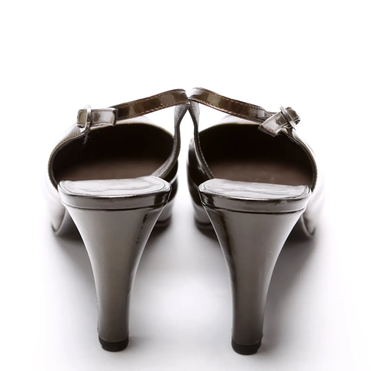 CC Cap Toe Slingback Pumps Size 38.5