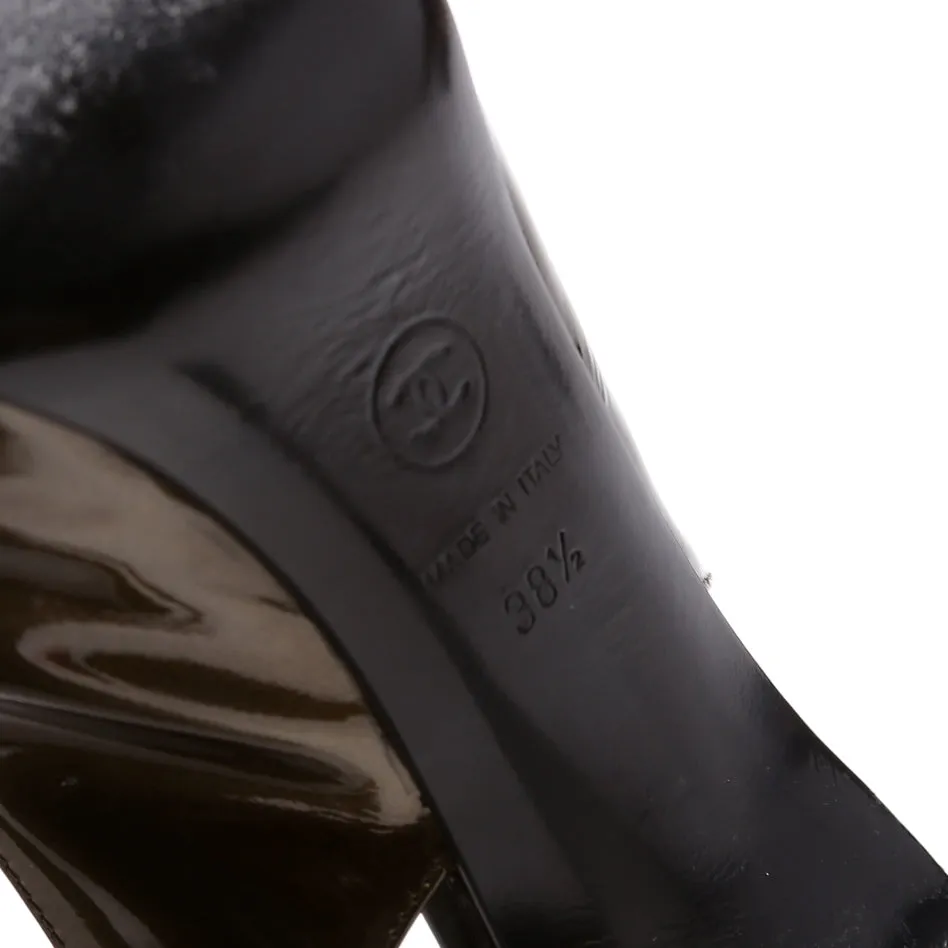 CC Cap Toe Slingback Pumps Size 38.5